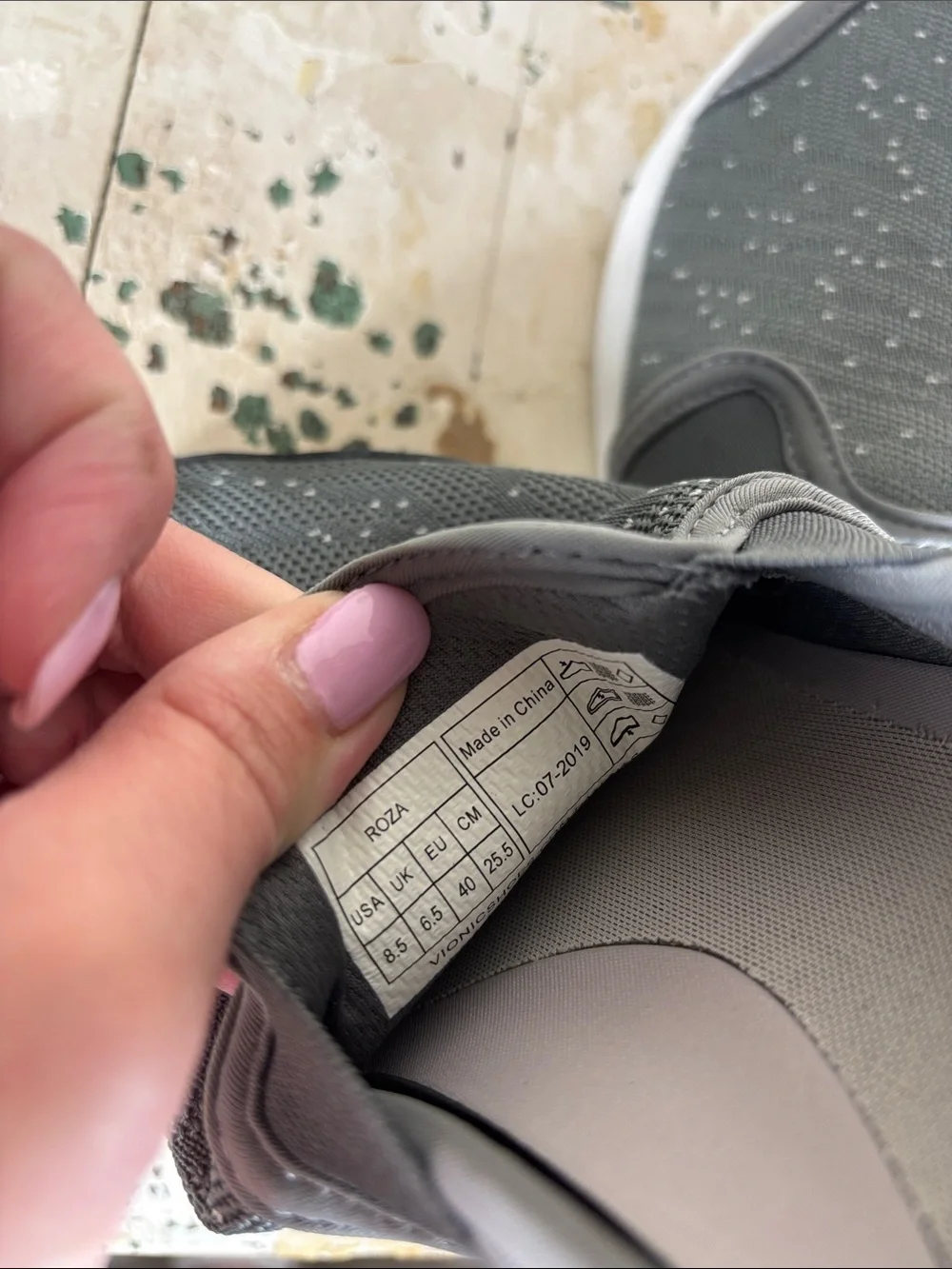Vionic Slip-On Casual Sneakers in Gray